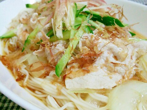 冷しゃぶサラダそうめん